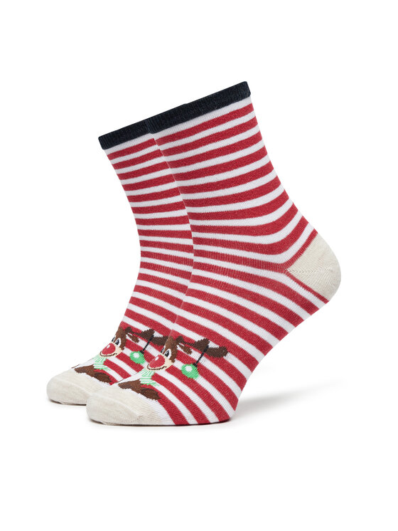 ONLY ONLY Set di 5 paia di calzini lunghi da donna Christmas 15302304 Multicolore