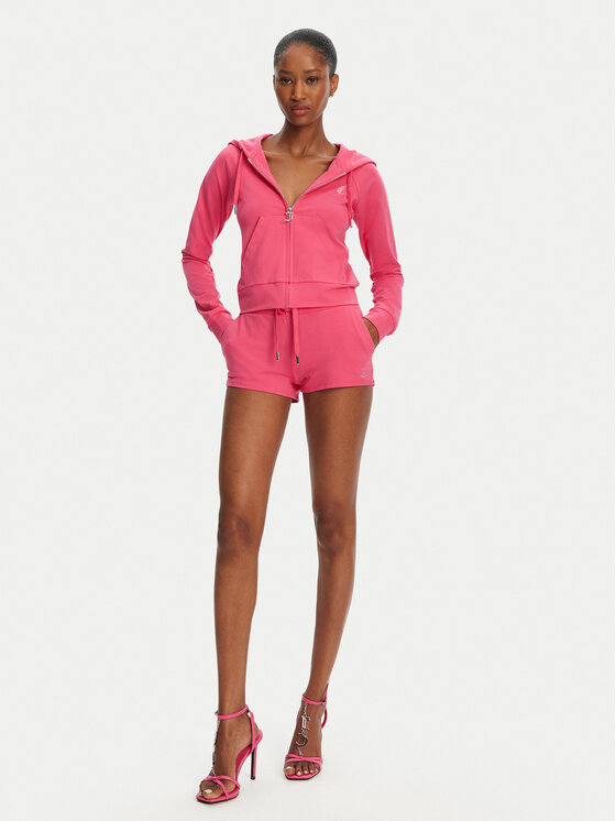 Juicy Couture Juicy Couture Mikina Ola JCWAS125310 Růžová Slim Fit