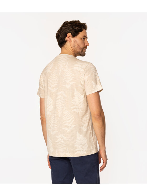 Lee Cooper Lee Cooper T-Shirt FERN 3170 Beżowy Regular Fit