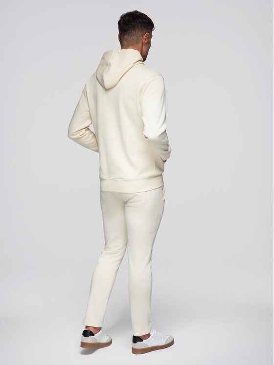 Ombre Ombre Komplet dresowy Z120 Écru Regular Fit