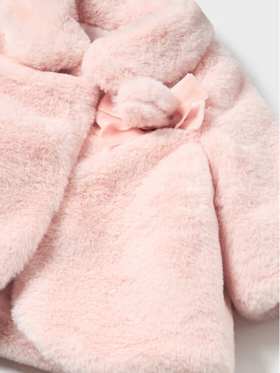 Mayoral Mayoral Pelzmantel 2.405 Rosa Regular Fit