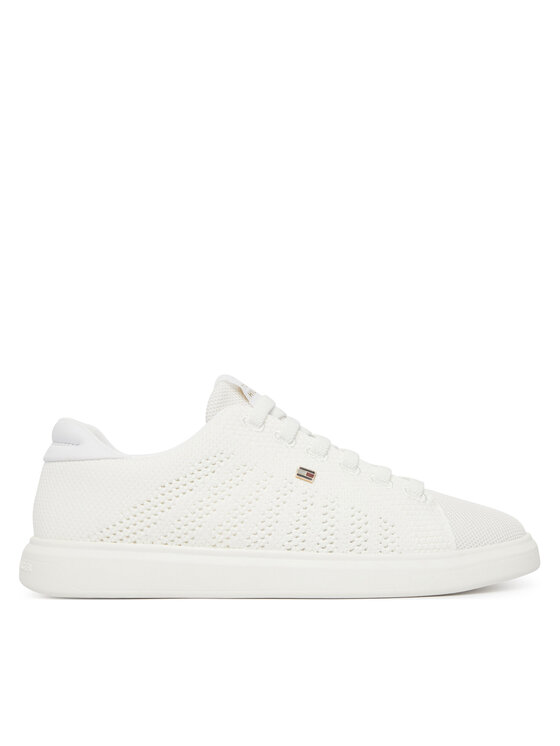 Tommy Hilfiger Sneakers Th Icon Light Knit Sneaker FW0FW09401 Alb