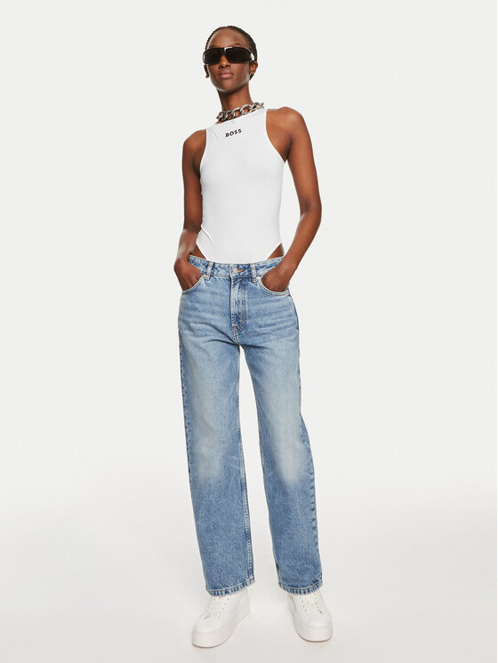 HUGO Hugo Jeans hlače Gilissi 50519899 Modra Straight Fit