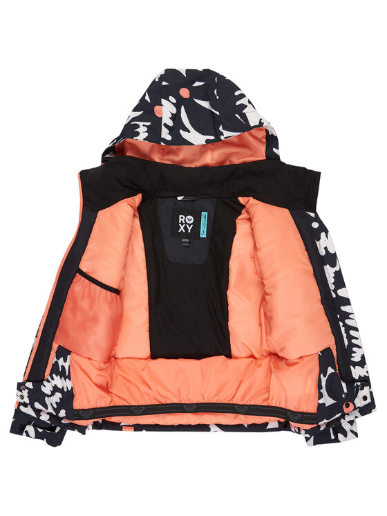 Roxy Roxy Kurtka snowboardowa Free Jet ERGTJ03198 Czarny Slim Fit