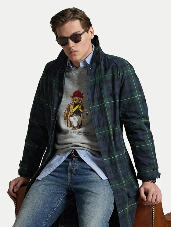 Polo Ralph Lauren Polo Ralph Lauren Majica dugih rukava 710B14625002 Siva Regular Fit