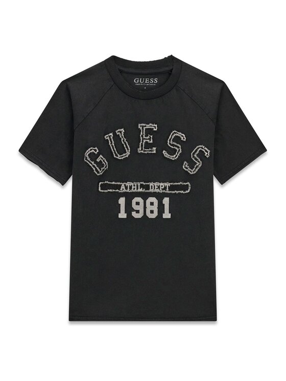 Guess Kids Guess Kids T-Shirt 181438 Czarny Classic Fit