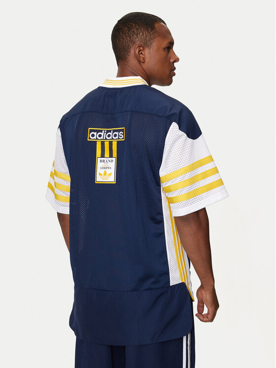 adidas adidas T-särk adicolor Adibreak IU2361 Tumesinine Loose Fit