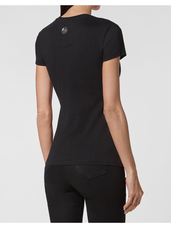 PHILIPP PLEIN PHILIPP PLEIN Tričko 8299 Čierna Regular Fit