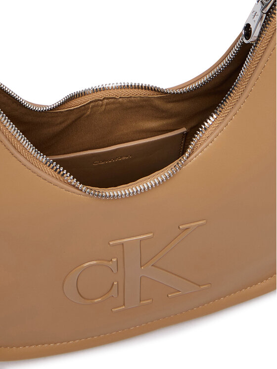 Calvin Klein Calvin Klein Käekott Bold Ck Small Crescent LV04F3561G Beež