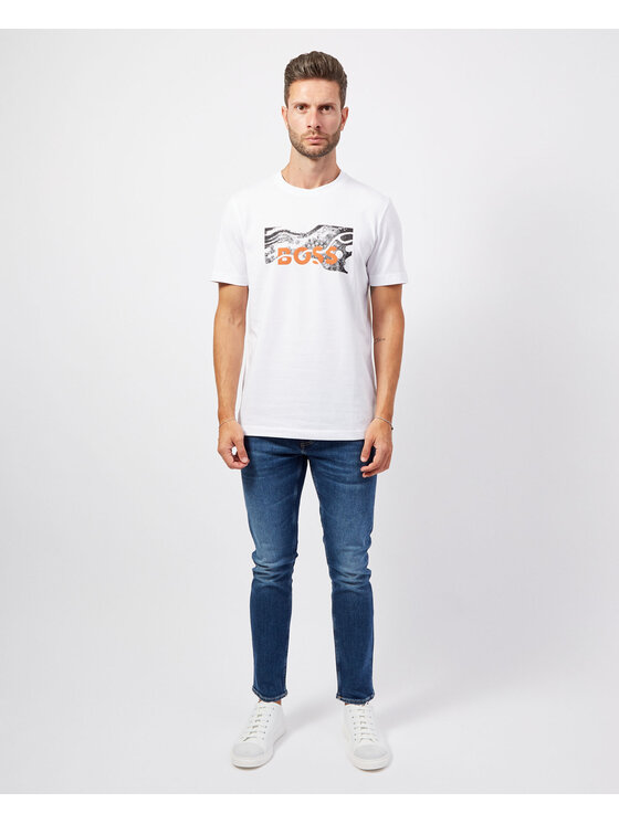 BOSS Boss T-shirt 50522767 Bianco Regular Fit