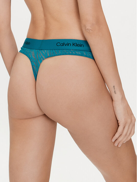 Calvin Klein Underwear Calvin Klein Underwear Στρίνγκ 000QF7378E Πράσινο