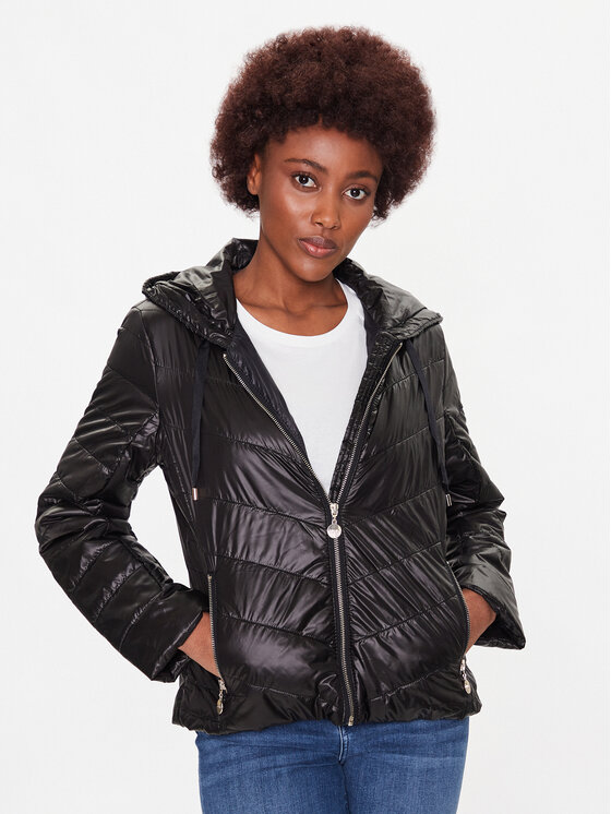 Liu Jo Sport Liu Jo Sport Prehodna jakna TA3061 T5602 Črna Regular Fit