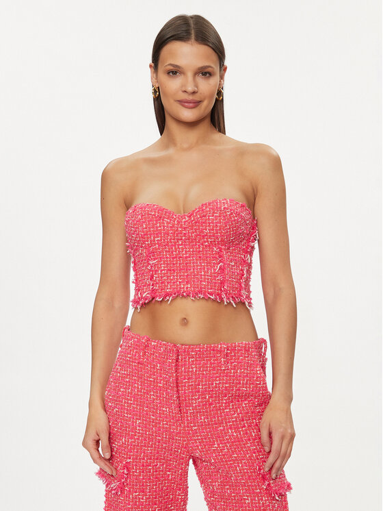 Patrizia Pepe Top 8C0678/A376-F592 Ružová Regular Fit