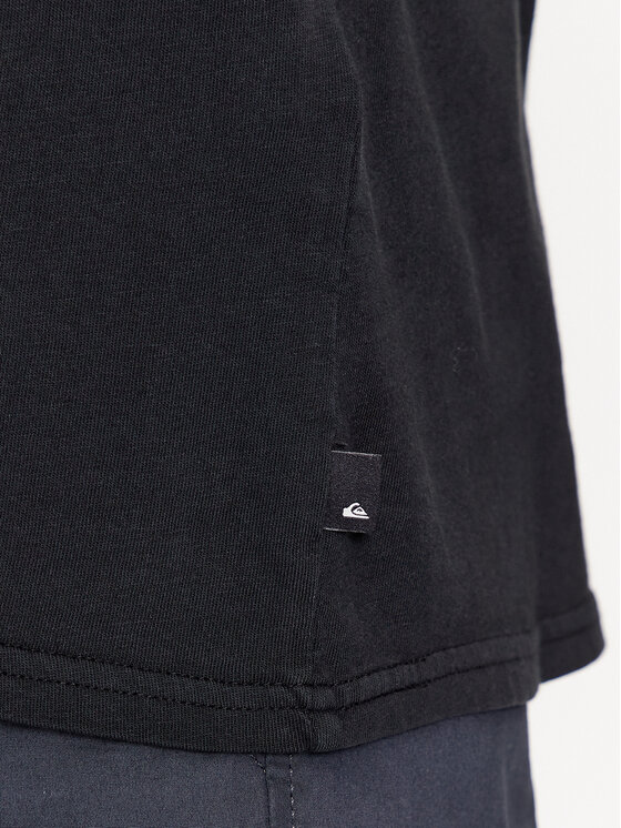 Quiksilver Quiksilver T-Shirt Cleancircle EQYZT07491 Czarny Regular Fit
