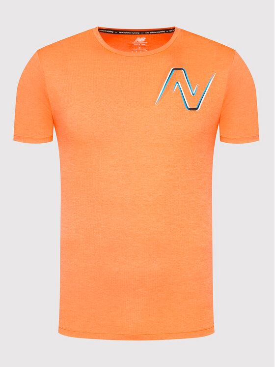 New Balance Techniniai marškinėliai MT21277 Oranžinė Athletic Fit •  Modivo.lt