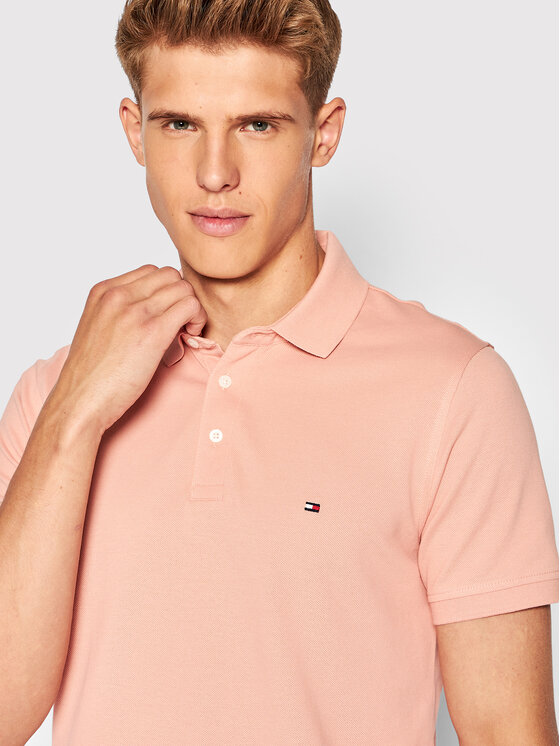 Tommy Hilfiger Tommy Hilfiger Polo 1985 MW0MW17771 Rosa Slim Fit