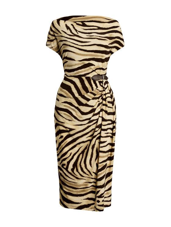 LAUREN RALPH LAUREN LAUREN RALPH LAUREN Koktel haljina 200973604001 Bež Slim Fit
