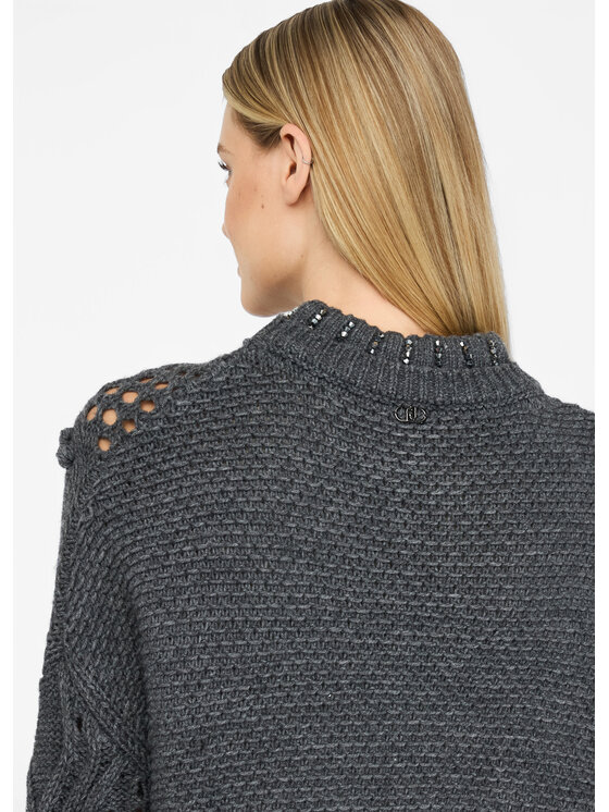 Liu Jo Liu Jo Maglione MF5442MA93O02050 Grigio Regular Fit