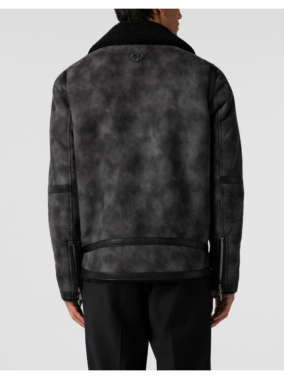 PHILIPP PLEIN PHILIPP PLEIN Giubbotto piumino 28616 Nero Regular Fit