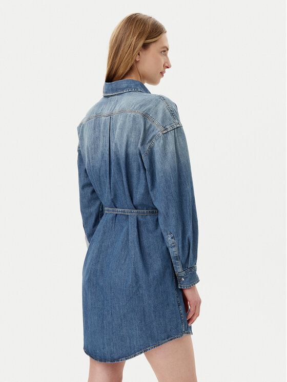 JOOP! Jeans JOOP! Jeans Sukienka jeansowa Nele 30046673 Niebieski Regular Fit