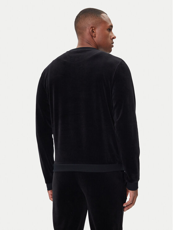 BOSS BOSS Mikina Velour 50550636 Černá Regular Fit