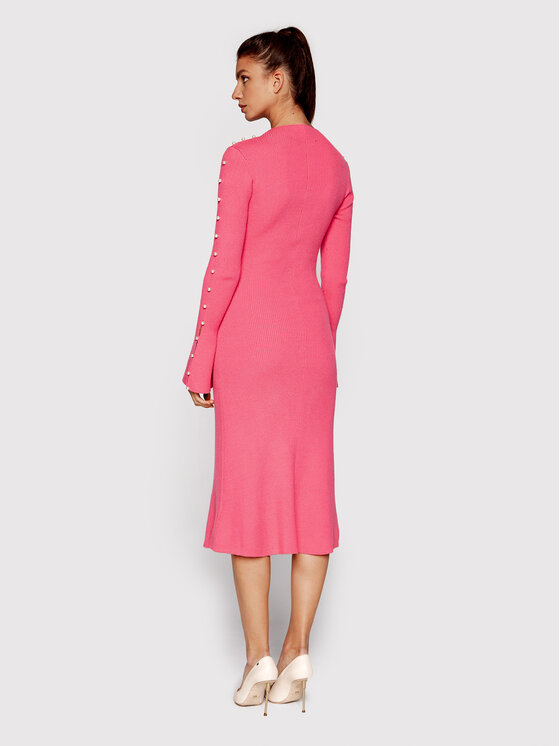 Vestito di maglia Hettor PGA22218VE Rosa Slim Fit