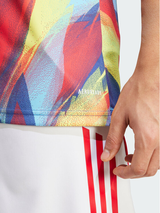 adidas adidas Koszulka techniczna Arsenal 25/26 Pre-Match Jersey Błękitny Slim Fit