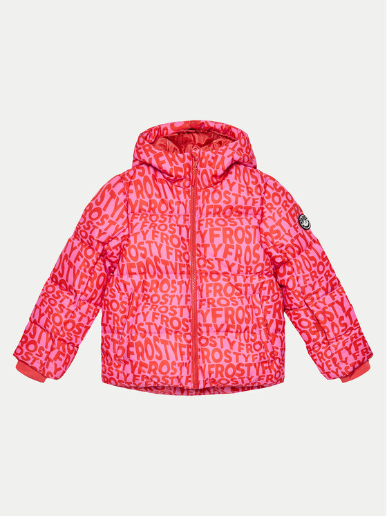 4F 4F Slidinėjimo striukė 4FJWAW24TTJAF544 Rožinė Regular Fit