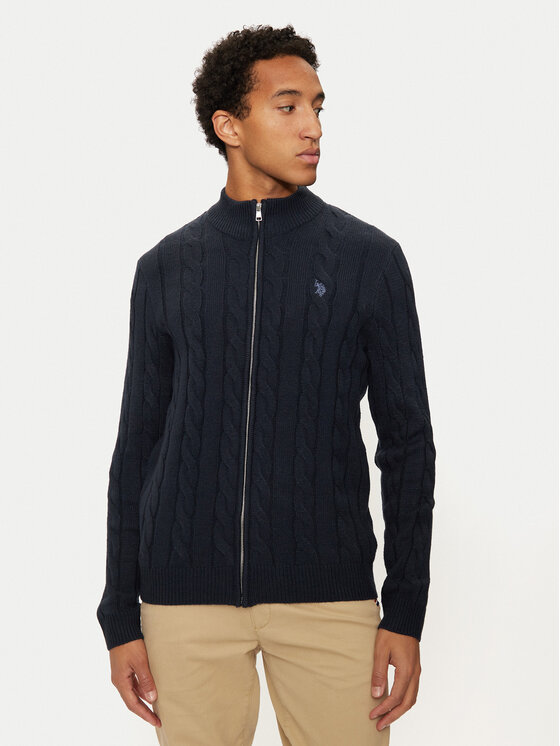 U.S. Polo Assn. U.S. Polo Assn. Sweater MUP3791 Sötétkék Regular Fit