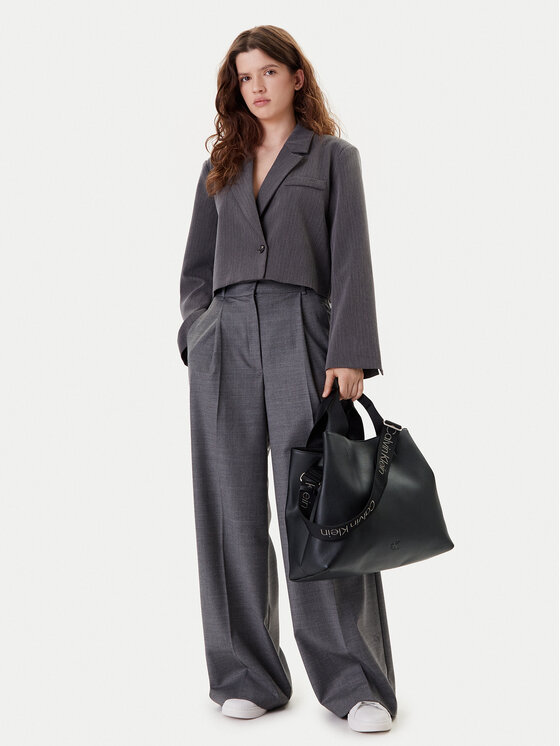 Calvin Klein Jeans Calvin Klein Jeans Rankinė Ultralight Tote Pu LV04K3132G Juoda