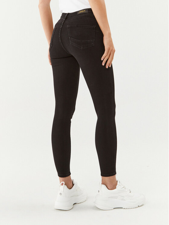 ONLY ONLY Jeansy Power 15181958 Černá Skinny Fit