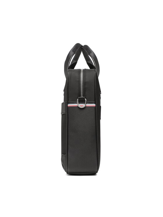 Tommy Hilfiger Tommy Hilfiger Brašna na notebook Th Elevanted Nylon Computer Bag AM0AM10940 Černá