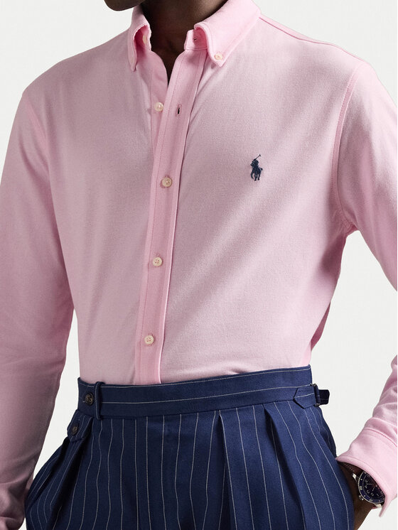 Polo Ralph Lauren Polo Ralph Lauren Krekls 710654408101 Rozā Slim Fit
