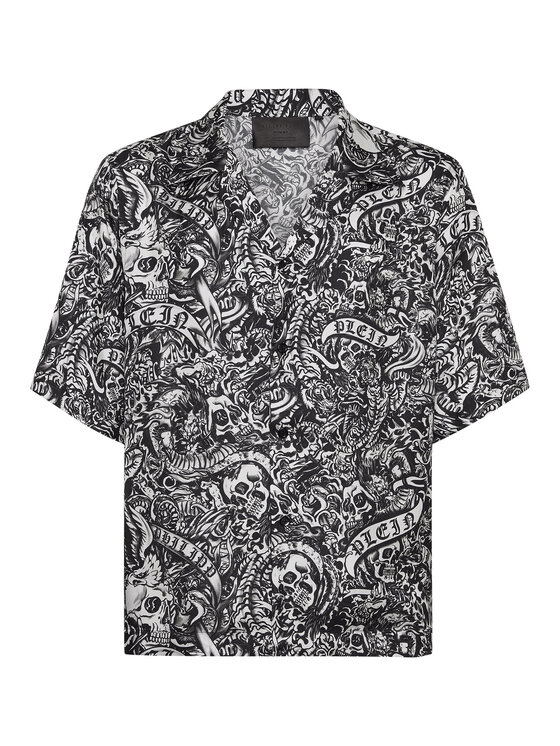 PHILIPP PLEIN PHILIPP PLEIN Koszula 19249 Czarny Regular Fit