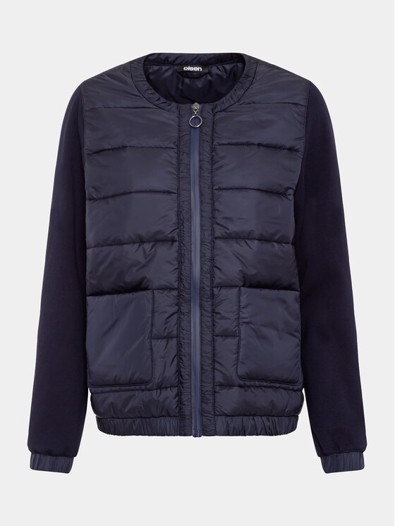 Olsen Bundy bomber 15001401 Tmavomodrá Regular Fit