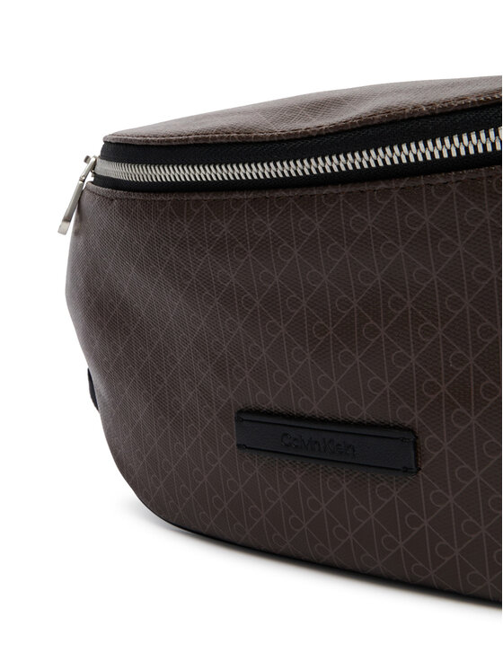 Calvin Klein Calvin Klein Τσαντάκι Μέσης﻿ Emblem Aop Coated Waistbag LV04D3135G Καφέ