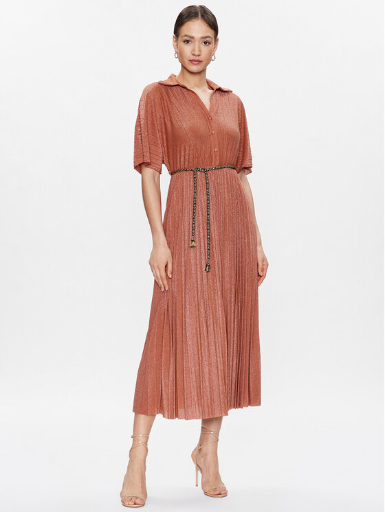 Dixie Dixie Kasdieninė suknelė A319U060 Oranžinė Regular Fit