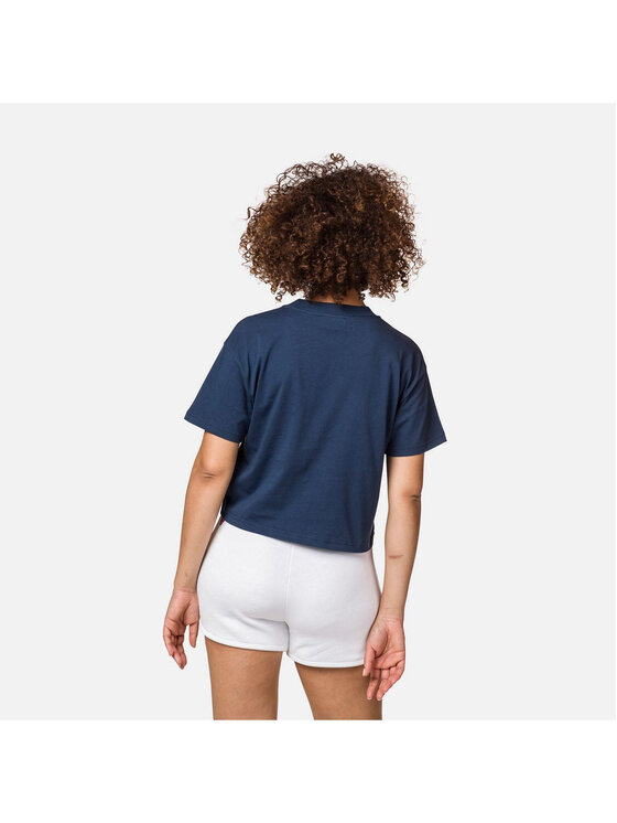 Rossignol Rossignol T-Shirt W Rossi Tee Crop Granatowy Regular Fit
