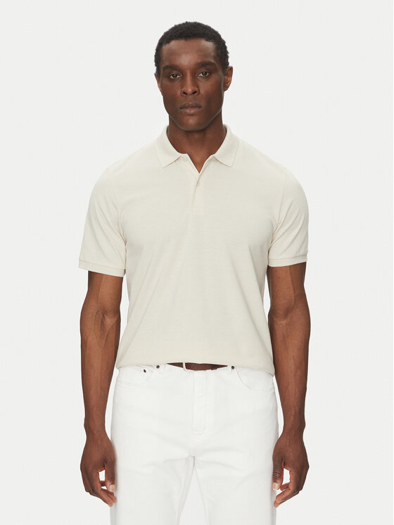Jack & Jones Jack & Jones Polo Kane 12270150 Bež Regular Fit
