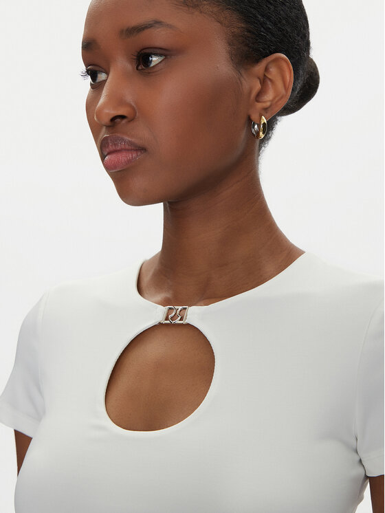 Rinascimento Rinascimento Blusa CFC0122547003 Bianco Regular Fit