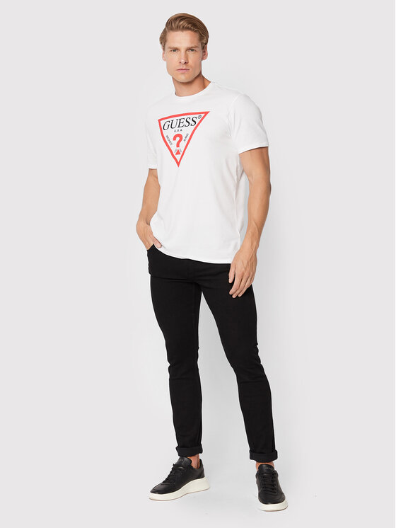 Guess Guess T-shirt M2GI68 KBA60 Bianco Regular Fit
