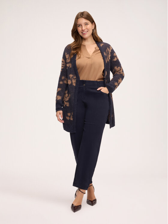 Fiorella Rubino Fiorella Rubino Pantaloni di tessuto P724T005354N034 Blu Regular Fit