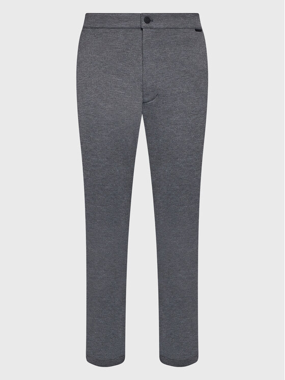 Calvin Klein Calvin Klein Παντελόνι υφασμάτινο Comfort K10K109913 Γκρι Tapered Fit