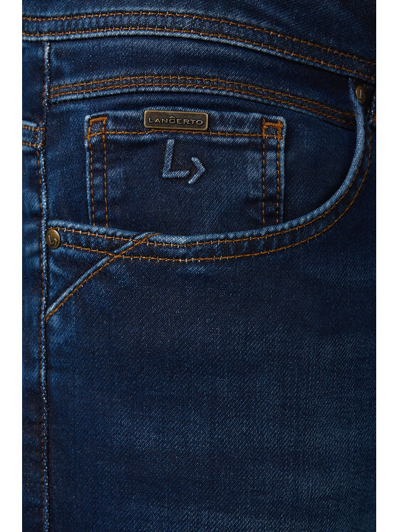 Lancerto Lancerto Spodnie materiałowe Arturo SP113225000008 Granatowy Regular Fit