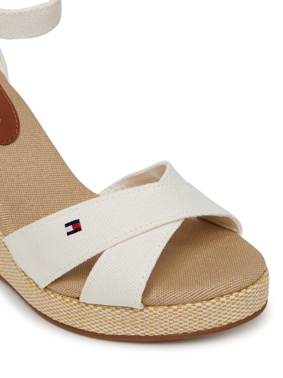 Tommy Hilfiger Tommy Hilfiger Sandaalid Flag High Wedge Espad Crisscross FW0FW08661 Ekrüüvärv
