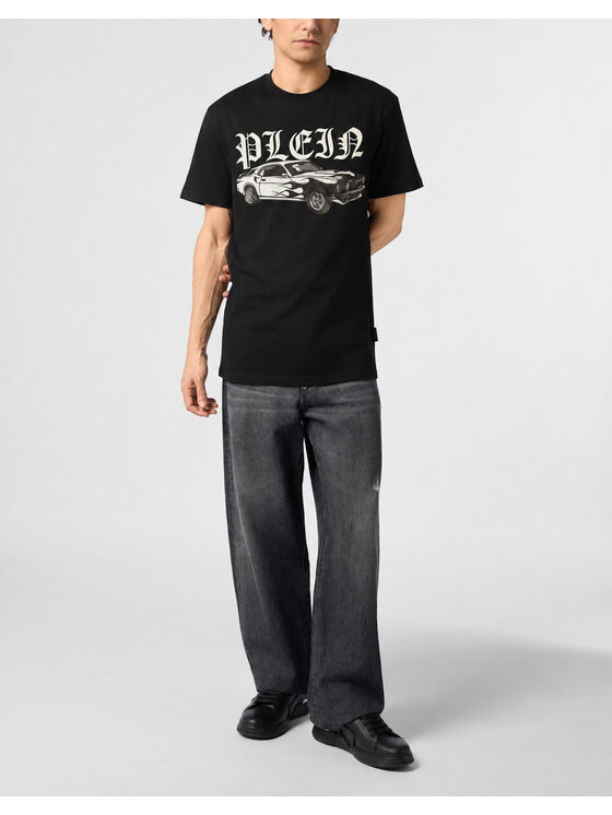 PHILIPP PLEIN PHILIPP PLEIN Tričko 29427 Čierna Regular Fit