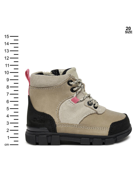 Clarks Clarks Trzewiki Evyn Hike T. 26179045 Beżowy