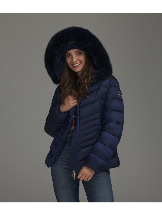 Lee Cooper Lee Cooper Kurtka przejściowa MATILDA Granatowy Regular Fit