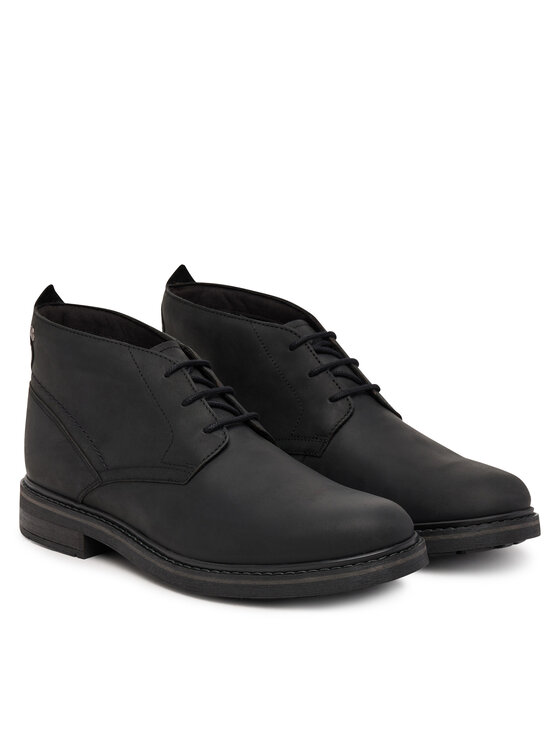 Clarks Clarks Kotníková obuv Newford Mid 26183381 Černá