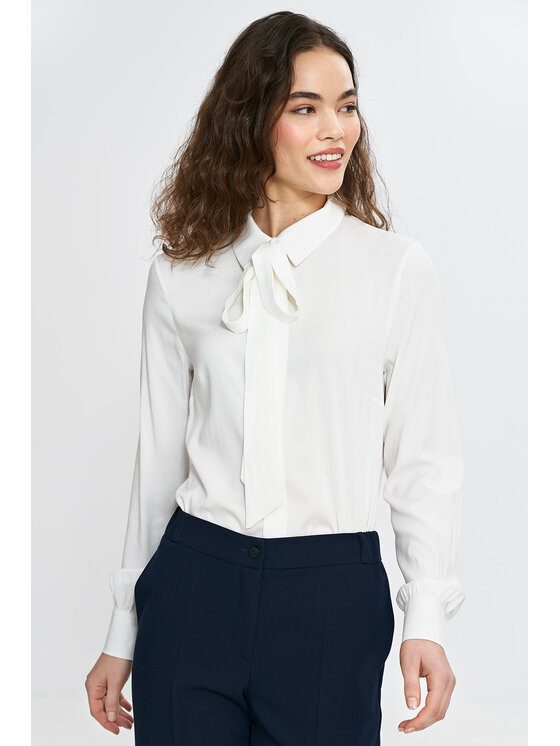 NIFE NIFE Halenka B190 Écru Regular Fit